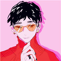 动漫眼镜男头像