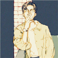 动漫眼镜男头像