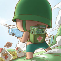 炮炮兵创意漫画可爱QQ头像图片大全