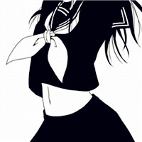个性卡通半身女生头像