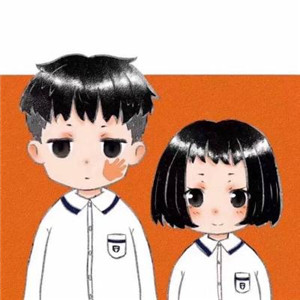 二次元情侣卡通头像
