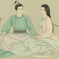 手绘花千骨人物头像图片