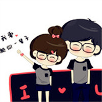 萌萌的可爱卡通情侣头像