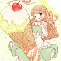 可爱的少女卡通萝莉头像图片
