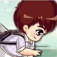 呆萌卡通情侣头像