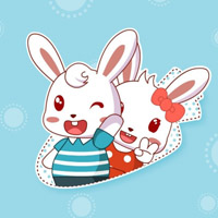 可爱卡通情侣高清头像图片