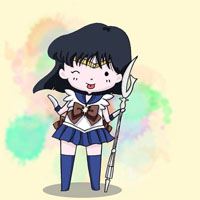 Q萌系列美少女战士卡通QQ头像图片