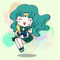 Q萌系列美少女战士卡通QQ头像图片