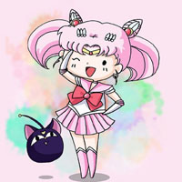 Q萌系列美少女战士卡通QQ头像图片