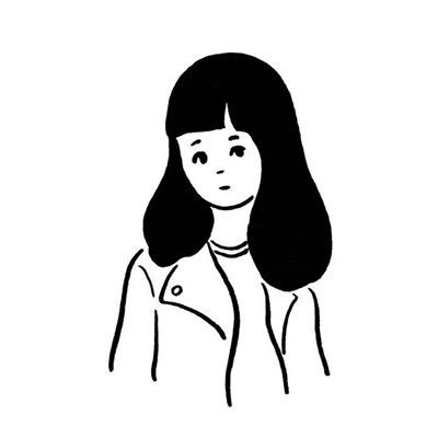 漫画卡通手绘头像简单小清新