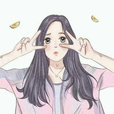 动漫卡通女生头像可爱清新手绘图片