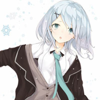 穿校服卡通女生头像