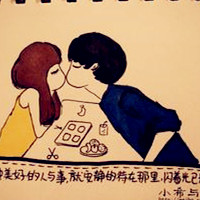 彩绘情侣头像