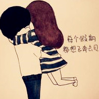 彩绘情侣头像