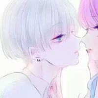卡通情侣头像一男一女 既然喜欢就相爱吧