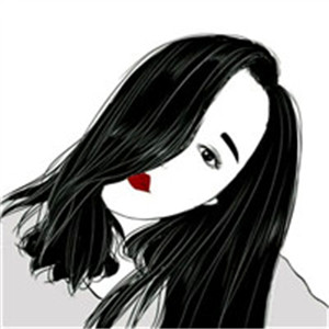 手绘卡通女头像