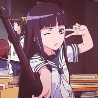 青春卡通女生qq头像