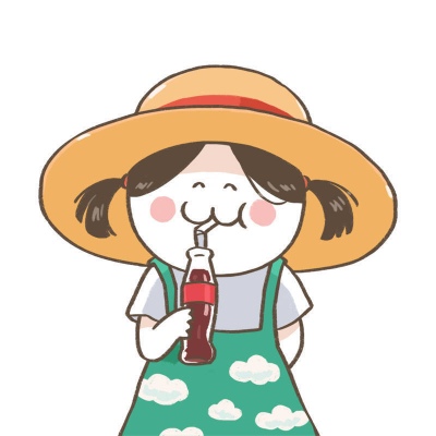 手绘可爱情侣头像一对