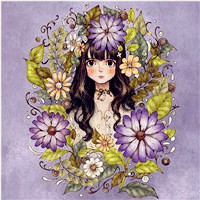 森系插画头像