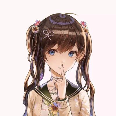 动漫卡通闺蜜头像三人各一张可爱超萌