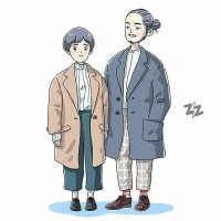 插画情侣头像