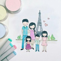 插画情侣头像