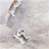 手绘猫咪图片头像图片