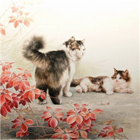 手绘猫咪图片头像图片