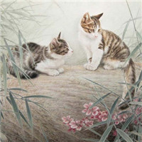 手绘猫咪图片头像图片