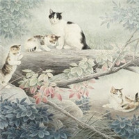 手绘猫咪图片头像图片