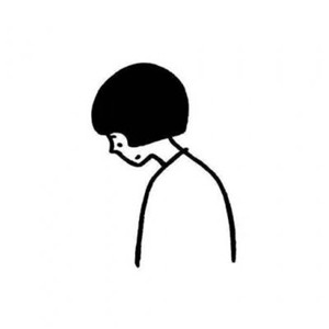 简笔画头像女手绘图片
