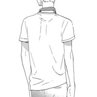 素描男生手绘黑白qq头像卡通版