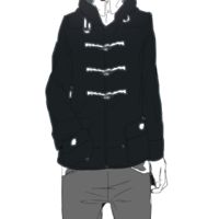 素描男生手绘黑白qq头像卡通版