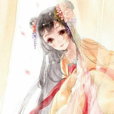 古风动漫卡通头像女生唯美气质