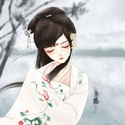 古风动漫卡通头像女生唯美气质
