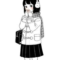 卡通头像女生可爱萌短发少女