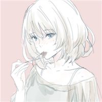 卡通头像女生可爱萌短发少女