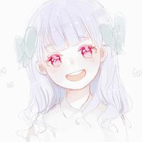 手绘流泪古风意境女头像