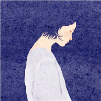 时尚手绘个性女头像