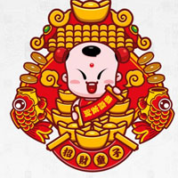 微信头像吉利招财图片