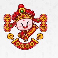 微信头像吉利招财图片