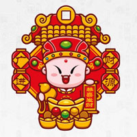 微信头像吉利招财图片