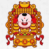 微信头像吉利招财图片