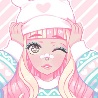 卡通少女个性插画唯美头像图片大全