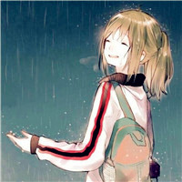 女生微笑哭泣伤感头像