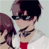 戴墨镜动漫男生头像