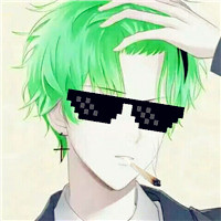 戴墨镜动漫男生头像