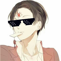 戴墨镜动漫男生头像