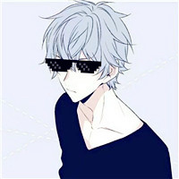 戴墨镜动漫男生头像