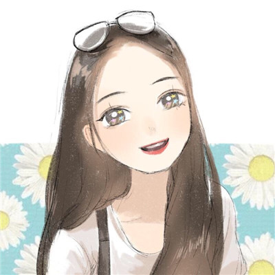 大眼睛萌妹可爱手绘头像